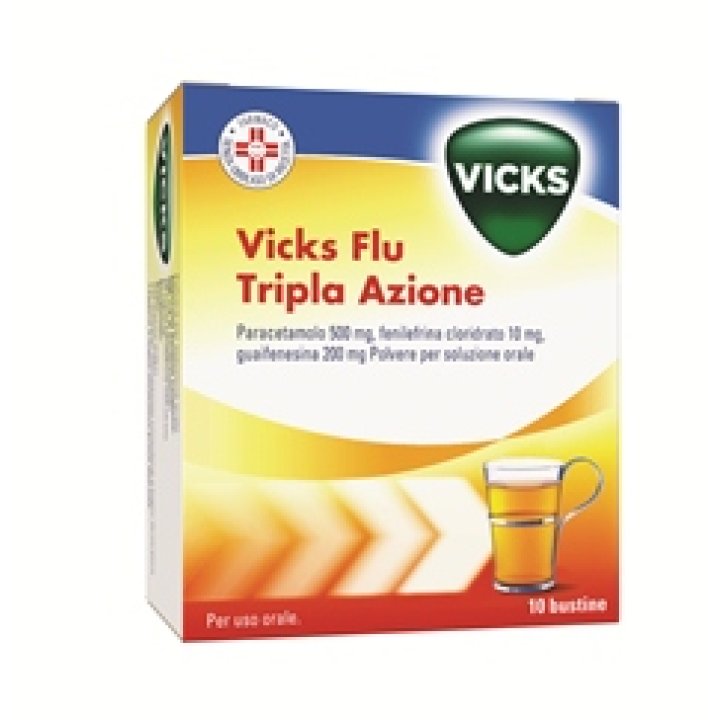 Vicks flu tripla a*os polv10bs