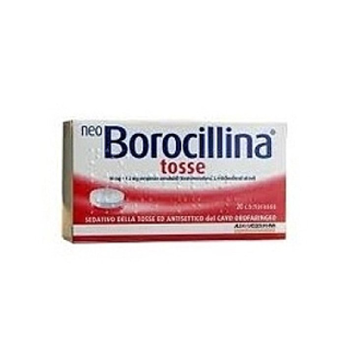 NEOBOROCILLINA TOSSE*20 pastiglie 10 mg + 1,2 mg