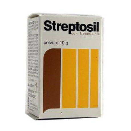 STREPTOSIL NEOMICINA*polv u.e. 10 g 99,5% + 0,5%