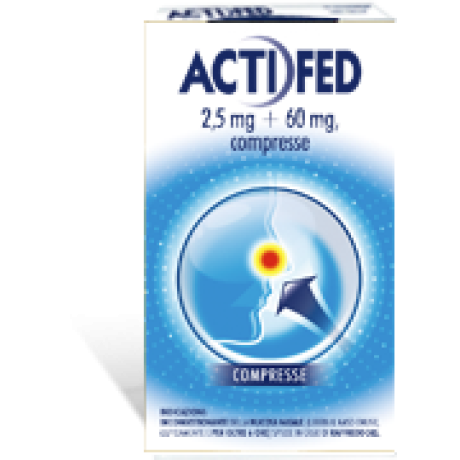 ACTIFED*12 cpr 2,5 mg + 60 mg