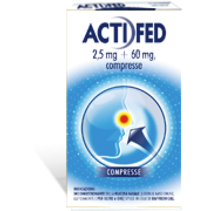 ACTIFED*12 cpr 2,5 mg + 60 mg