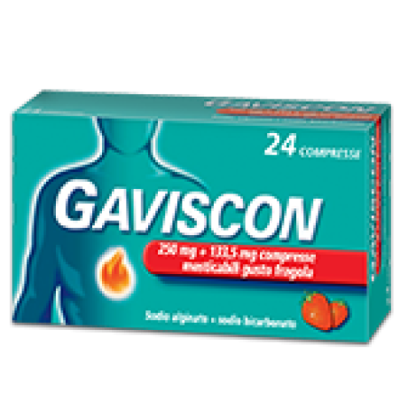 Gaviscon*24cpr Frag250+133,5mg