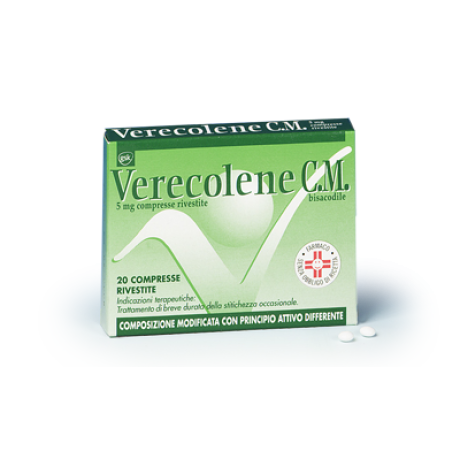 VERECOLENE C.M. 20 compresse rivestite 5 mg 12/2024