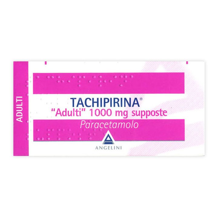 TACHIPIRINA*AD 10 supp 1.000 mg