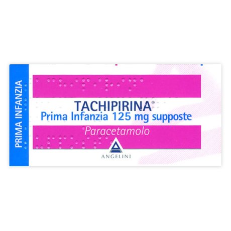 TACHIPIRINA*PRIMA INFANZIA 10 supp 125 mg