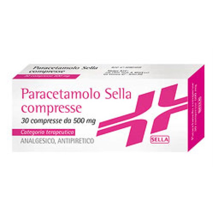 PARACETAMOLO (SELLA)*30 cpr 500 mg