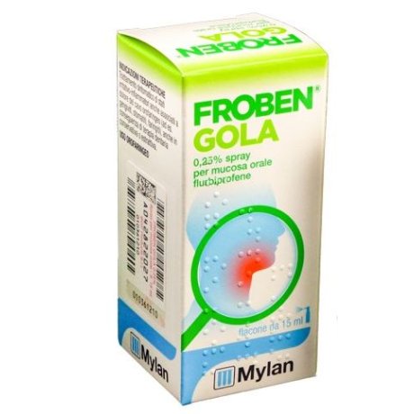 FROBEN GOLA*spray mucosa orale 15 ml 0,25%