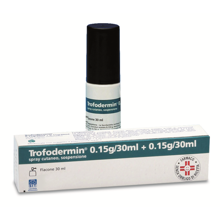 TROFODERMIN*spray cut 30 ml 5% + 5%