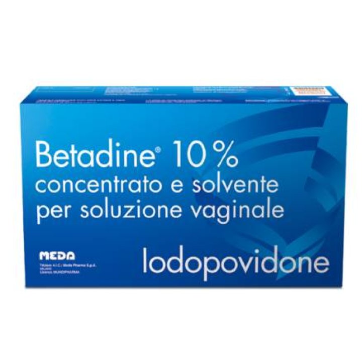 BETADINE*soluz vag 5 flaconi + 5 fiale 10 ml 10% + 5 cannule