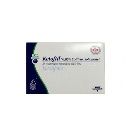 KETOFTIL*25 monod collirio 0,5 ml 0,5 mg/ml