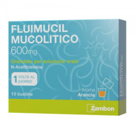 FLUIMUCIL MUCOLITICO orale granulato 10 bustine 600 mg