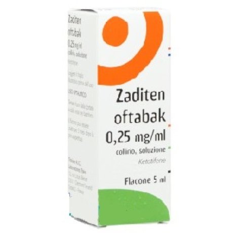 ZADITEN OFTABAK*collirio 5 ml 0,25 mg/ml