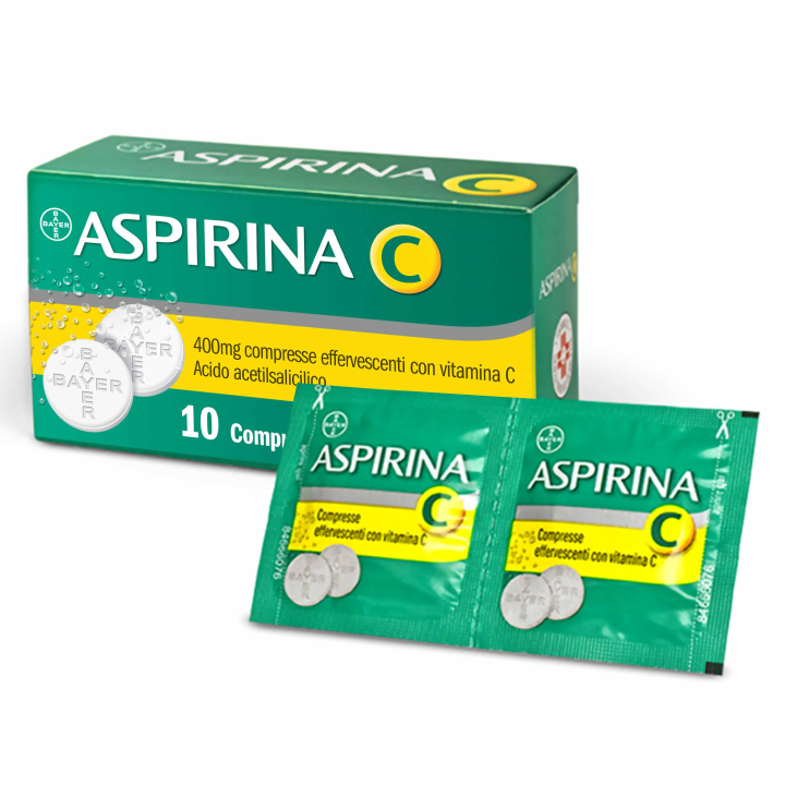 ASPIRINA C*10 cpr eff 400 mg + 240 mg con vitamina C