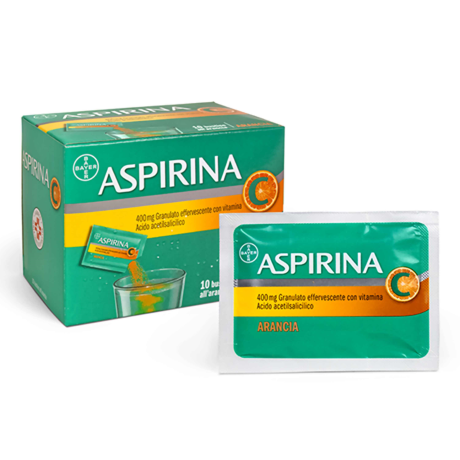 ASPIRINA*con Vitamina C 10 bust grat eff 400 mg + 240 mg