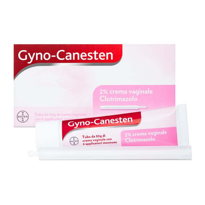 GYNOCANESTEN*crema vag 30 g 2% + 6 applicatori monouso