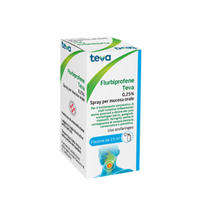 FLURBIPROFENE TEVA Spray orale 15ML