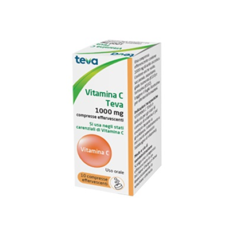 Vitamina C Teva 10 Compresse Effervescente 1g