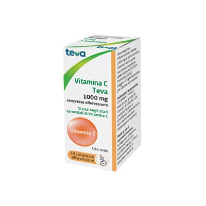 Vitamina c teva 10 compresse effervescente 1...