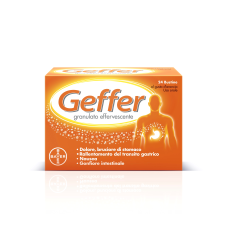 GEFFER*orale granulato effervescente 24 bustine 5 g