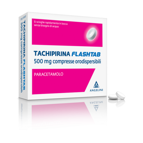 TACHIPIRINA FLASHTAB*16 cpr orodispers 500 mg