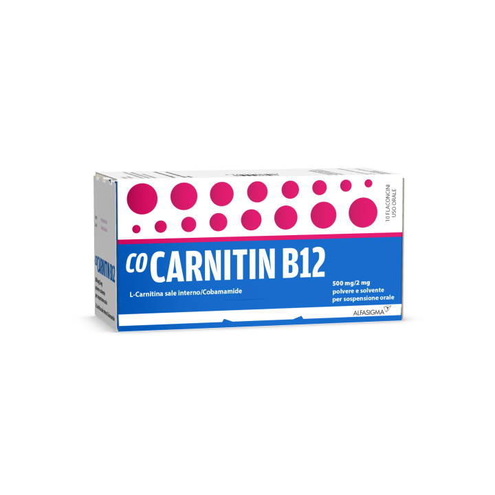 COCARNITIN B12*orale sosp 10 flaconcini 10 ml 500 mg + 2 mg