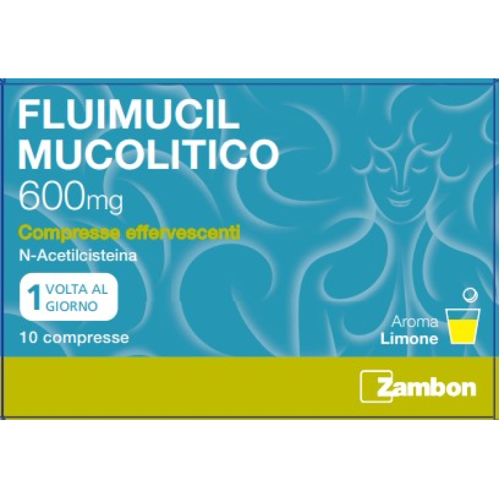 FLUIMUCIL MUCOLITICO*10 cpr eff 600 mg