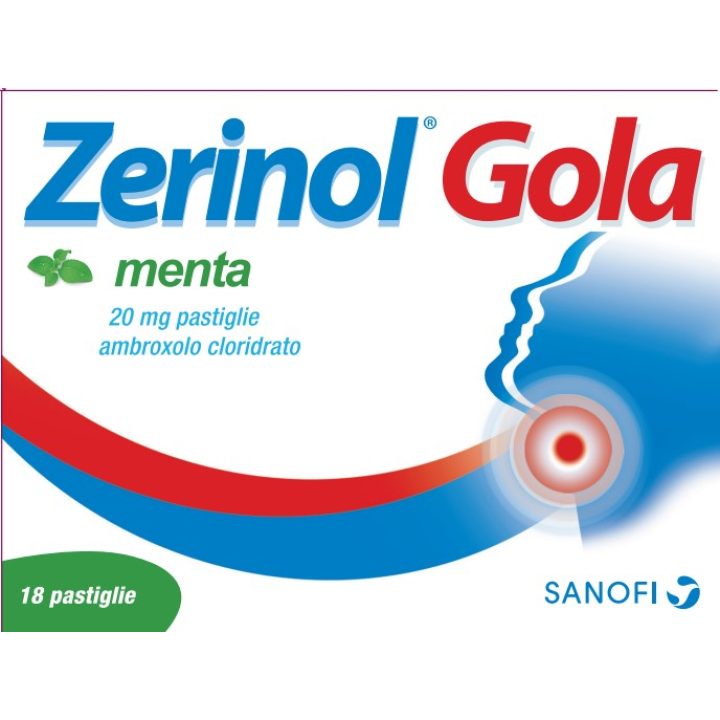 ZERINOL GOLA MENTA*18PAST 20MG