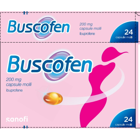 BUSCOFEN*24 cps molli 200 mg