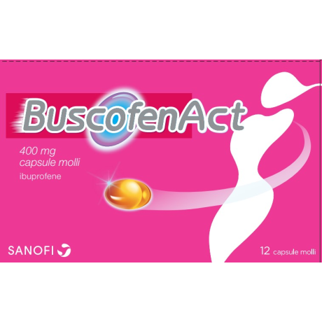 BUSCOFENACT*12 cps molli 400 mg