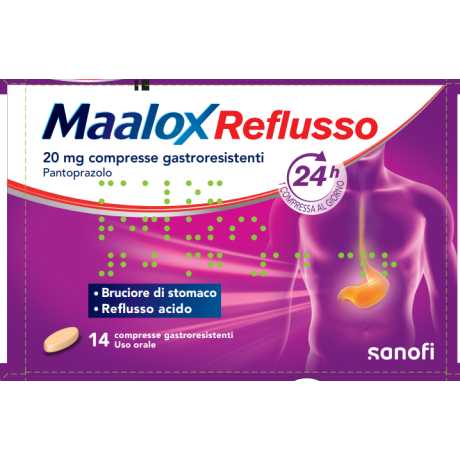 Maalox Reflusso*14cpr 20mg