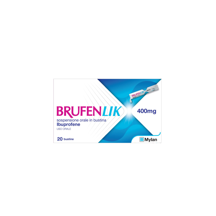 BRUFENLIK*20 bust orale sosp 400 mg 10 ml