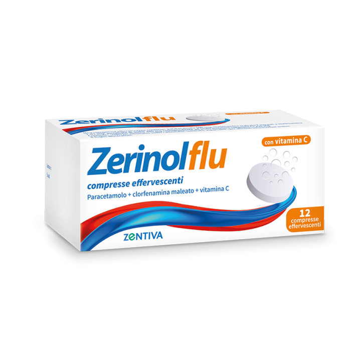 Zerinolflu*12 cpr eff 300 mg + 2 mg + 250 mg...