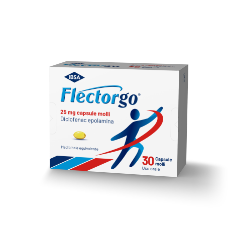 FLECTORGO*30CPS MOLLI 25MG